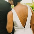 thumbnail image 6 of SmartBy Rhinestone Inlaid Long Drop Bridal Back Necklace Lady Body Chain Wedding Jewelry, 6 of 8
