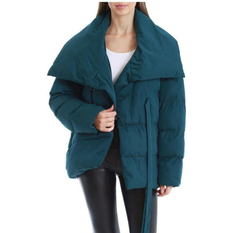 Avec les filles wrap puffer coat hotsell