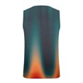 thumbnail image 3 of ZCFZJW Ombre Tank Tops for Men Big and Tall Regular Fit Casual Tie Dye Gradient Print Summer Sleeveless Round Neck Pullover Workout Tees Vest Fitness T-Shirt Multicolor#09 XL, 3 of 4