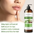 thumbnail image 4 of Jojoba Oil by Velona - 1 Gallon / 128 Fl Oz | 100% Pure and Natural Carrier Oil | Clear, Refined, Cold Pressed | Moisturizing Face, Hair, Body and Skin Care | Use Today - Enjoy Results, 4 of 5