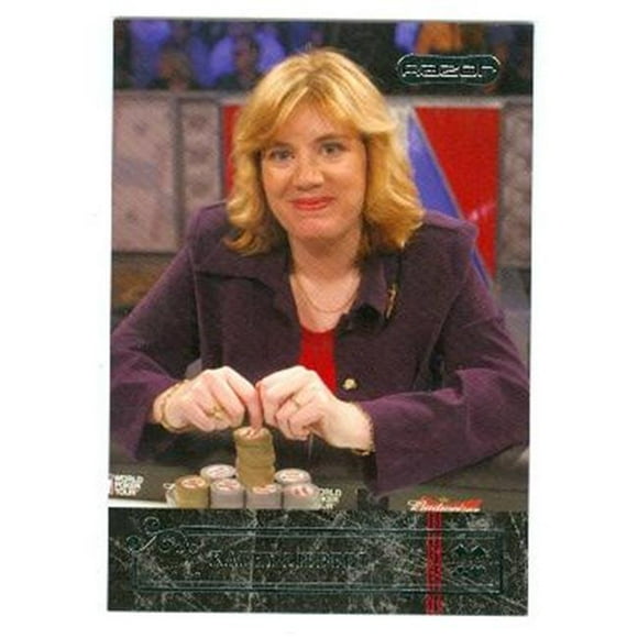 Kathy Liebert trading card 2006 Rasoir Poker No.5 (WSOP WPT Poker Joueur)