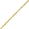 thumbnail image 2 of LoveBling 10K Yellow Gold 6mm Diamond Cut Rope Chain Necklace with Lobster Lock (20"), 2 of 5