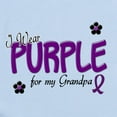 thumbnail image 2 of CafePress - I Wear Purple For My Grandpa 14 Infant Bodysuit - Baby Light Bodysuit, Size Newborn - 24 Months, 2 of 4