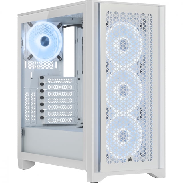 GABINETE CORSAIR AIRFLOW 4000D BLANCO RGB CRISTAL MIDITOWER CC-9011241-WW