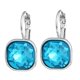 thumbnail image 2 of 6 pares de pendientes de botón de oreja vintage de cristal, conjunto de joyas de San Valentín Azul Fernando Aretes de cristal de mujer, 2 of 8