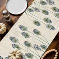thumbnail image 2 of Rustic Dandelion Cotton Linen Table Runner, Washable Table Runners for Kitchen, Dining Room, Holiday, Home Party Table Decor, 13x36 Inches, 2 of 9