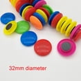 thumbnail image 1 of 12 Uds Imanes de colores 32mm Leyfeng chinchetas circulares magnéticas para pizarra blanca, 1 of 7