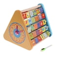 thumbnail image 4 of HILABEE 5 Sides Wooden Alphabet Abacus Blocks Activity Center for Kids Baby Gift, 4 of 9