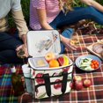 thumbnail image 5 of FORMRS Insulated Cooler Bag 24 Cans Capacity Soft Leakproof Lunch Box with Side Pockets, Cute Cherry, 5 of 7