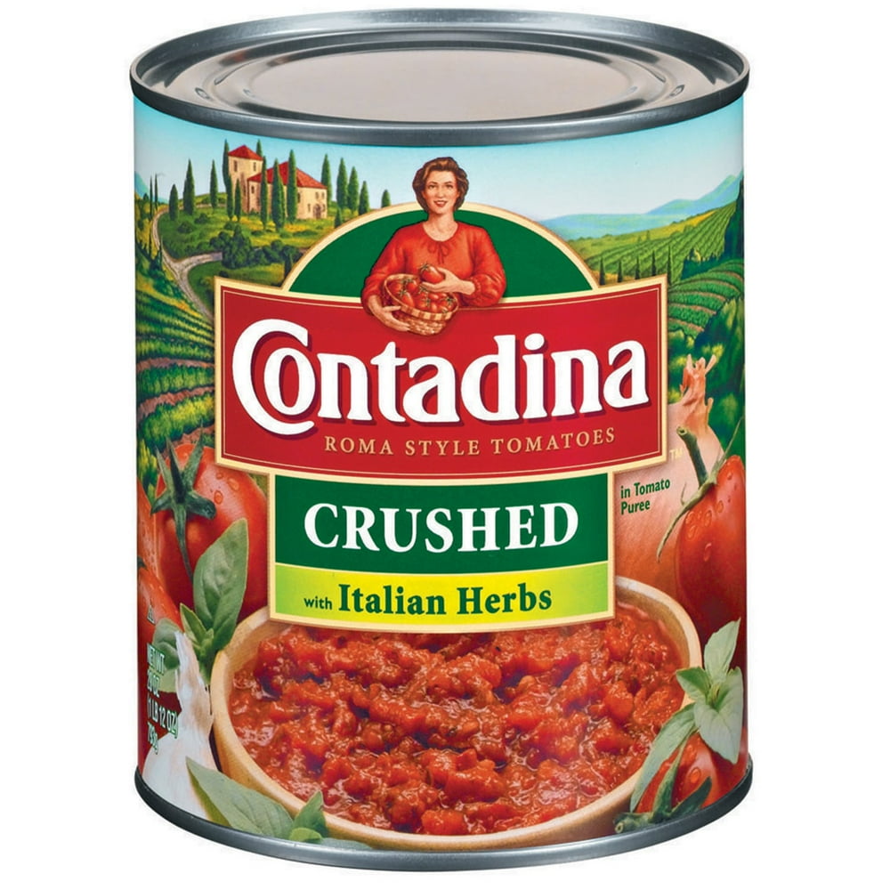 Contadina Crushed Tomatoes, with Italian Herbs, 28 Oz