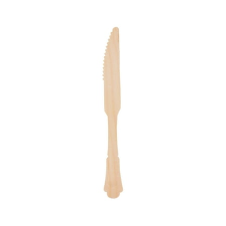

BambooMN 8 Elegant Disposable Wood Knife 100 Pieces