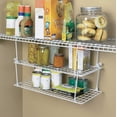 thumbnail image 3 of Closetmaid Multi-Purpose Closet Stack and Hang Wire Storage Shelf, White, 3 of 3