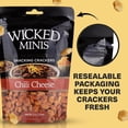 thumbnail image 5 of (Pack Of 12) Wicked Minis Seasoned Snacking Crackers Chili Cheese 6 Oz, 5 of 6
