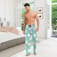 thumbnail image 7 of FREEAMG Sheep Cotton Pajama Pant for Men, Super Soft Lightweight Lounge Pajama Bottoms Drawstring Sleepwear Pant with 2 Pockets, 7 of 7