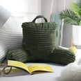 thumbnail image 3 of Nestl Almohada de Lectura para Niños y Adolescentes, Pequeña con Respaldo Brazos, Descanso Memory Foam Triturada, Verde Oliva., 3 of 6