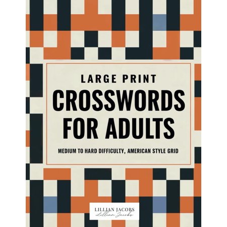 Crossword Puzzle Book Large Print for Adults and Seniors