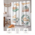 thumbnail image 7 of Farm Pumpkins Truck Pull Pumpkins Eucalyptus Wreath Shower Curtain Set ，Waterproof Fabric Shower Curtains Shower Curtains for Bathroom,Bathroom Decor 54x"78", 7 of 7