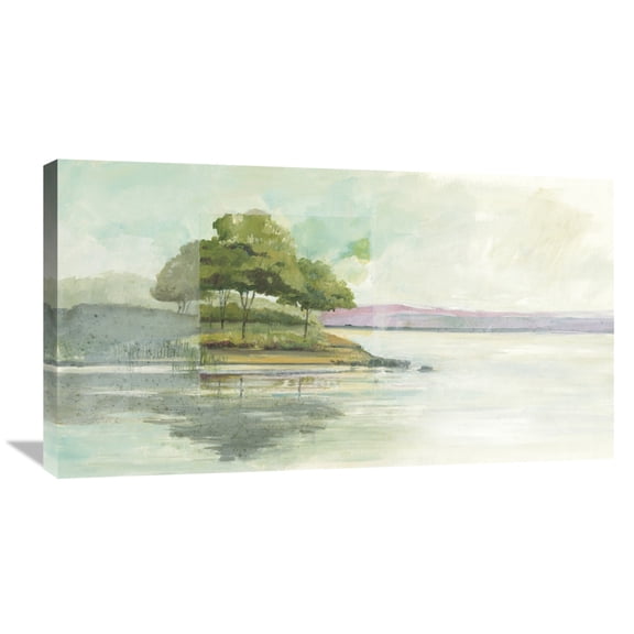Global Gallery Avery Tillmon 'Lake Front I' Canvas Wall Art