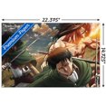 thumbnail image 3 of Attack on Titan: Season 2 - Trio Wall Poster with Pushpins, 14.725" x 22.375", 3 of 3