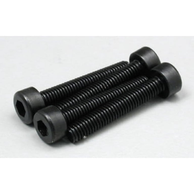 DU-BRO Socket Head Cap Screws - 3mm X 6mm, Black Oxide, Part #DUB2121 - For Arrma, Associated, Axial RC Cars