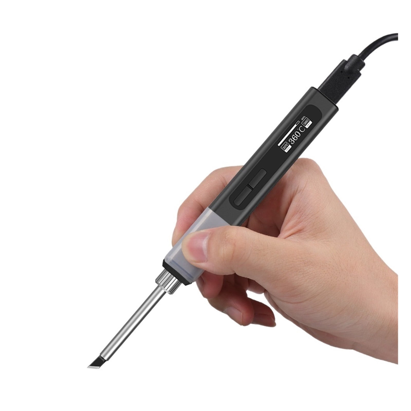 Smart Electric Soldering Iron Kit,Heat Welding Repair Tools,65W Portable Rework Station Tips Welder Temperature Adjustable ,High Temperature Resistant