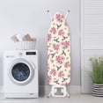thumbnail image 3 of HELLHERO Flowers Ironing Board Covers Anti-Slip Polyester Fiber Fabric Hook and Loop Replacement Anti-Slip Ironing Board Cover(Not Heat Resistant), 3 of 5