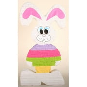 Jumbo Easter Bunny Party Pinata, Hand Crafted