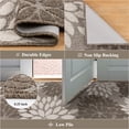 thumbnail image 2 of MeyJey 2'x6' Runner Rug for Hallway, Floral Non Slip Washable Rug for Entryway, Kitchen, Laundry Room, Brown Beige, 2 of 7