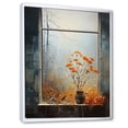 thumbnail image 2 of Designart "Meadow View through Windows II" Landscapes Framed Wall Art - Traditional Yellow Meadow Entryway Framed Wall Art Print, 2 of 6