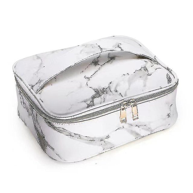 Bolsa de maquillaje de viaje CARBONLIKE, bolsa de cosméticos grande, organizador de estuches de maquillaje para mujeres y ni?as LingWen 8390615974721