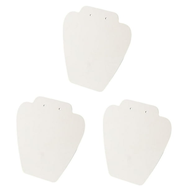 Organizador de joyas de 3 piezas, adorno para la venta, decoración versátil y plegable. Blanco