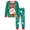 Green Santa Claus, variant on 1-12Years Toddler Boys Christmas Tree Pajamas Set Toddler Girls Long Sleeve Tops and Pants 2 Piece Pjs Sleepwear