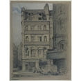 thumbnail image 2 of Ferdinand Boberg 19x24 Black Ornate Framed Double Matted Museum Art Print Titled: 163 Rue Saint-Denis (1926), 2 of 5