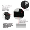 thumbnail image 4 of Bandas elásticas de 1-1/5 pulgadas de ancho, banda elástica de punto de alta elasticidad para coser elástico por The Yard 10 yardas (5 yardas de blanco, 5 yardas de negro), 4 of 5