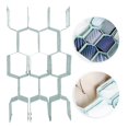 thumbnail image 3 of Garosa Drawer Divider, 12pcs Drawer Divider Storage Shelves Household Storage Organizer Partition Underwear Drawer Board, 3 of 8