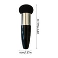 thumbnail image 3 of Makeup Brush with Handle | Powder Puff & Beauty Sponge | Foundation Powder Application Tool | Facial Makeup Brushes Set for Cosmetics(Black), 3 of 4