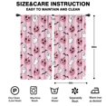 thumbnail image 2 of Blackout Kids Curtains,Halloween Pink Ghosts and Heart Pumpkins Childrens Insulated Curtains Set Of 2,Bedroom Essentials,Toddler Room Decor 42"x84", 2 of 5