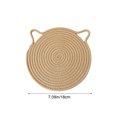 thumbnail image 2 of Woven Round Placemats with Thermal Insulation – Durable, Heat-Resistant Table Mats for Kitchen and Dining Room Settings, 2 of 5