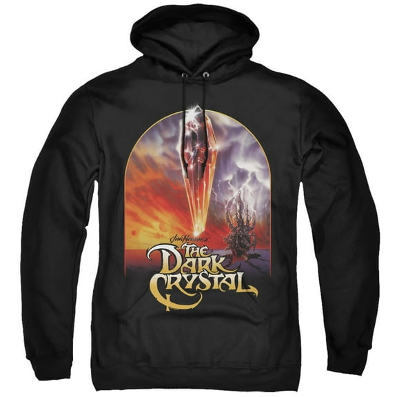 Dark Crystal/Crystal Poster Adult Pullover Hoodie Sweatshirt Black