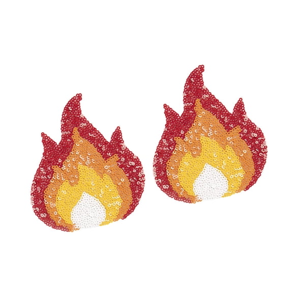 Flame Shape Sequins Nipple Covers Super Thin Adhesive Breast Pasties For Sensitive Skin Fashion Party Wear Accessories