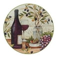 thumbnail image 3 of Certified International Meadow Brook Vineyard Multicolored Earthenware Dinner Plate Set Of 4, 3 of 3