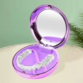 thumbnail image 6 of Travel Retainer Case with Mirror Denture Storage Container with Vent Holes Silicone Liner Orthodontic Storage Boxes Mouth Guard, 6 of 7