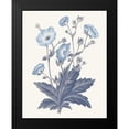 thumbnail image 2 of Wild Apple Portfolio 12x14 Black Modern Framed Museum Art Print Titled - Blue Botanical VI, 2 of 5
