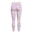 thumbnail image 6 of Renewold Mermaid Scales Pink Yoga Pants with Pockets for Women Full Length Lounge Leggings High Waist Tummy Control Running Pants Activewear Stylish Womens Leggings, XL, 6 of 8