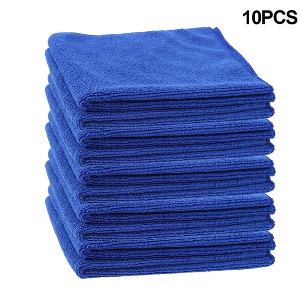 Toalla de fibra de microfibra Toalla de limpieza de automóviles para pulido automático (20 * 20 cm 10 piezas)