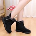 thumbnail image 4 of Winter Boots for Women Snow Boots Warm Ankle Booties Cozy Fur Lined Waterproof Non Slip Winter Shoes for Cold Weather, Fashion Warm Walking Boot for Outdoor Casual Wear, 4 of 5