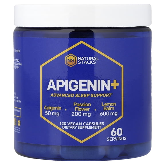 Natural Stacks Apigenin , 120 Vegan Capsules