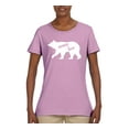 thumbnail image 2 of Wild Bobby, Mama Bear, Mother's Day, Women Graphic Tee, Light Pink, 3X-Large, 2 of 4