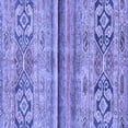 thumbnail image 1 of Ahgly Company Indoor Square Abstract Blue Modern Area Rugs, 3' Square, 1 of 4