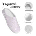 thumbnail image 5 of Lsque Kawaii Cat Paw Pattern Womens Comfort Cotton on Scuff With Memory Foam and Anti-skid Sole Slipper-44/45, 5 of 7